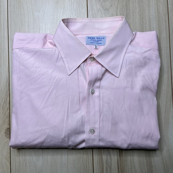 Emma Willis Other - EMMA WILLIS JERMYN STREET LONDON Men's Button Up Dress Shirt Pink Size 16.5